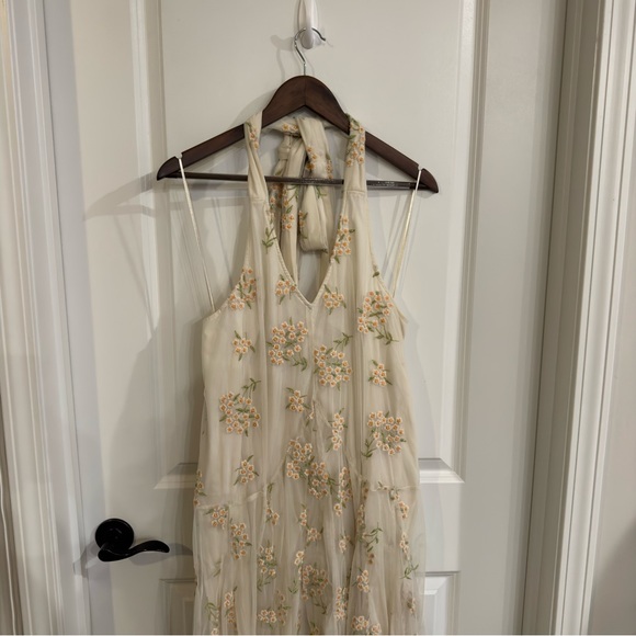 Free People Embroidered Holding On Convertible Maxi Dress - Picture 4 of 15